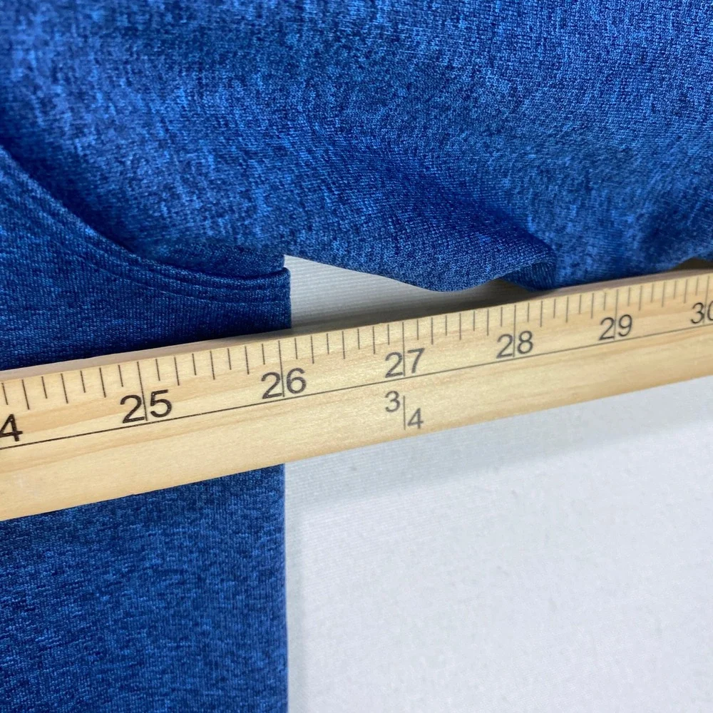 The North Face Mens XXL Blue Heather Quarter Zip Pullover Fleece Jacket NF0A3L96